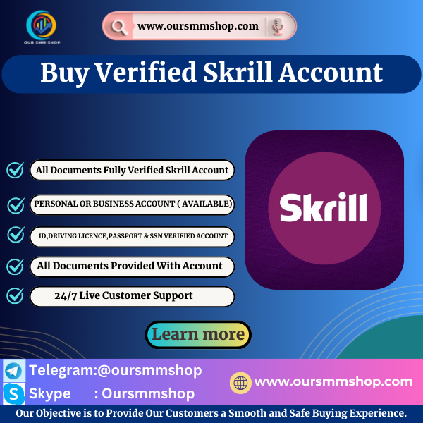 Buy Verified Skrill Account